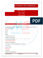 Presentation Skills Mcqs YT Insta Medico Slides
