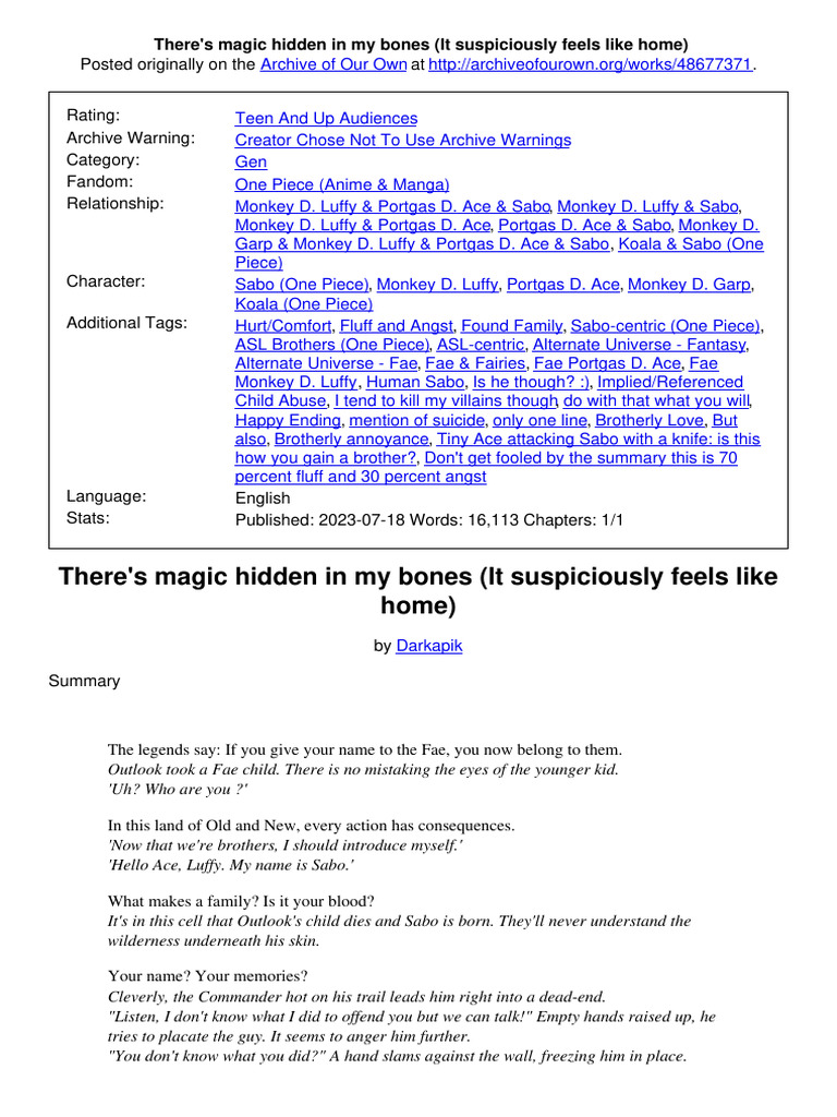 Theres Magic Hidden in | PDF | Fairies