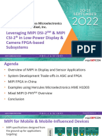 2022 MIPI DevCon Leveraging DSI 2 CSI 2 Low Power Display Camera FPGA Subsystems