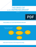 Economic Theories of Entrepreneurship