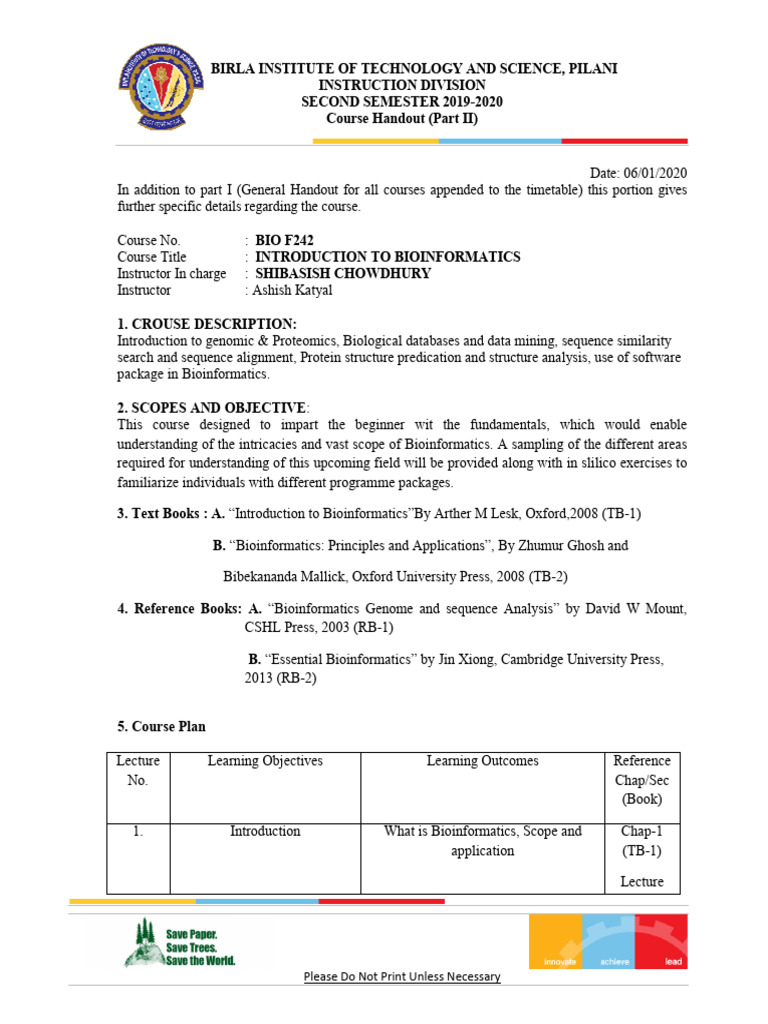 Bio f242 1430 pdf sequence alignment bioinformatics