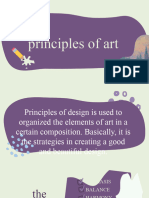 Teaching Arts in Elementary Grades: LESSON 3: PRINCIPLES OF ART