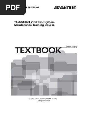 N.S.　テキスト T6533/63/73 VLSI Test System - Maintenance Training Course
