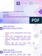 Materi 3 - Jenis Data Dalam Metode Kuantitatif