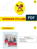 German Syllabus A1.1 Final