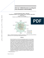 Mplug-Docowl 1.5: Unified Structure Learning For Ocr-Free Document Understanding