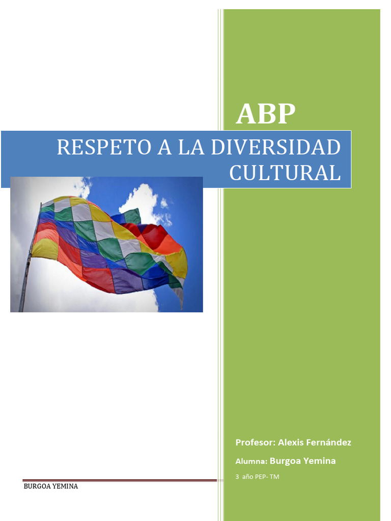 Actividades sobre Diversidad Cultural en Primaria | PDF | Aprendizaje ...