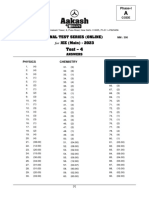 FTS-4 - JEE (Main) - Phase-1 - 06-01-2023 - Sol