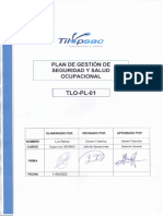 TLO-PL-02 Plan de Gestión de SSO