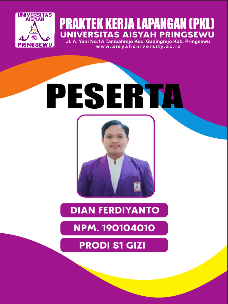 Contoh Id Card | PDF