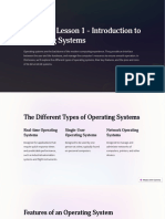 Module 2 Lesson 1 Introduction To Operating Systems