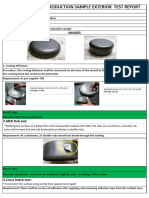 Exterior Coating Test Report - Grey Metallic