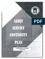 Coa Audit Service Continuity Plan - 0001