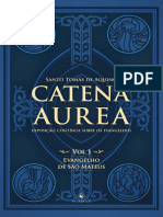 Catena Áurea Vol 1 Evangelho de São Mateus - São Tomás de Aquino