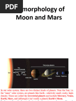 Geomorphology of Moon