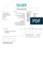 Example of A Invoice