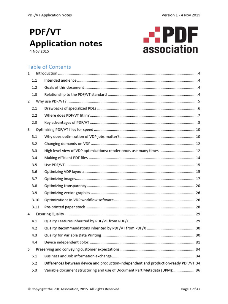 PDFVT Application Notes FINAL v1 151104a | PDF | Printer (Computing ...