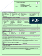 Cold Work Permit Form 2