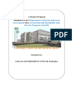 PROJECT PROPOSAL-construction of Municipal Hall2015