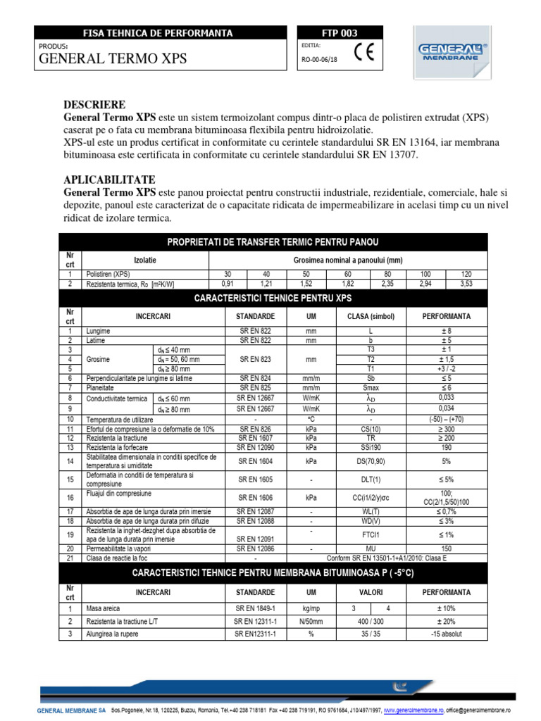 General Termo XPS | PDF