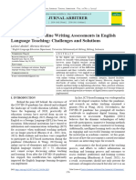 Administering Online Writing Assessments in English Language Teaching Challenges and Solutions - Abidah, Lailatul & Hartono - Juli 2023 (Sinta 2)