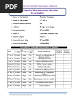 Internship Report Taniksha