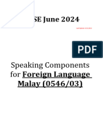 June 2024 Malay Speaking Timetable 0546 19 March