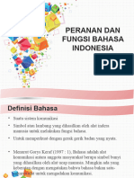 Bab 1 - Peranan Dan Fungsi Bahasa Indonesia