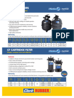 Clark - Rubber - Filtrite - MF - Media - CF Cartridge - Filter - Datasheet