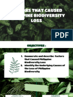 Factors That Caused Philippine Biodiversity Loss