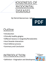 Pathogenesis of Periodontal Disease