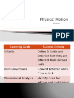 1 SI Units and Dimensional Analysis