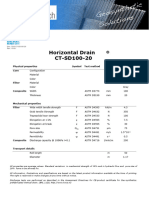CT-SD100-20 R18.1 Strip Drain TDS