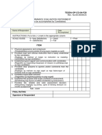 New Performance Evaluation Instrument Proceedings For Assessor
