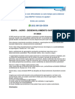 Mapa - Agro - Desenvolvimento Sustentável - 51/2024