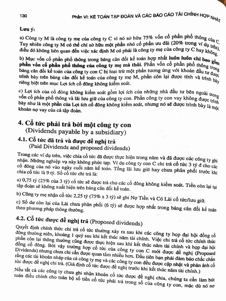 Chuong 26 Quy Trinh Hop Nhat BCDKT Phan 2 | PDF