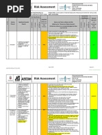 Night Work Risk Assessment1 | PDF | Risk | Hazards