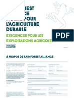 2020 Sustainable Agriculture Standard Farm Requirements Rainforest Alliance FR