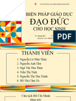 NHÓM 5 - BIỆN PHÁP GD ĐẠO ĐỨC CHO HS