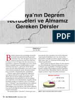 Japonya'nın Deprem Tecrübeleri Ve Almamız Gereken Dersler