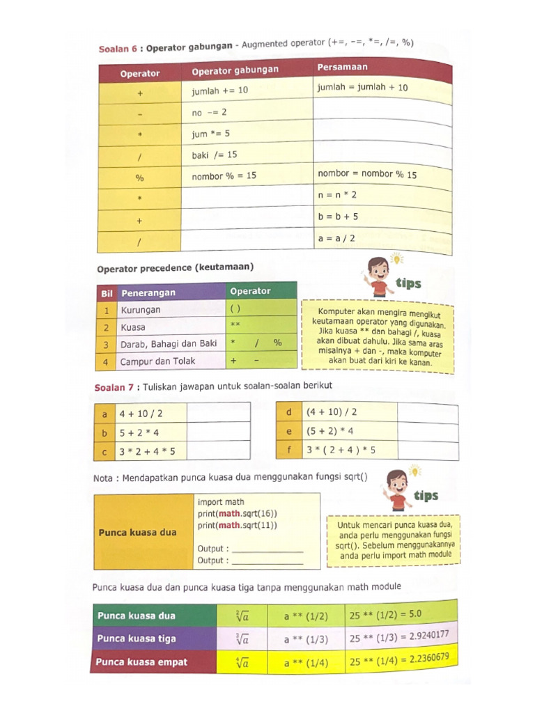 Soalan 6 Operator | PDF