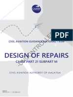 CAGM 8106 - Design of Repairs (CAAM Part 21 Subpart M)