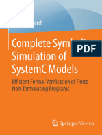 2016 Complete Symbolic Simulation of SystemC Models Efficient Formal Verification of Finite Non-Terminating Programs