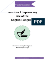 How Can I Improve My Use of The English Language 615353