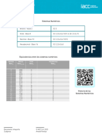 Sistemas y Codigos Numericos