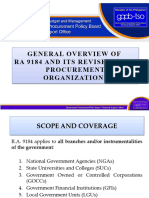 General Provisions and Procurement Organization Presentation