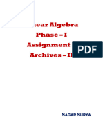 Linear Algebra - Assignment 7 (Phase 1)