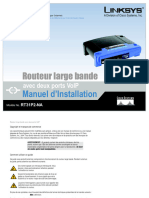 Routeur Lynksys - Manuel - D'installation - (v3-RT31P2-NA)