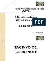 Invoicing Under GST