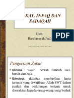 Zakat, Infaq Dan Sadaqah: Oleh: Hardiansyah Padli